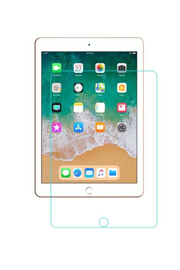 واقي شاشة زجاجي مقوى لجهاز Apple iPad Mini شفاف - 1