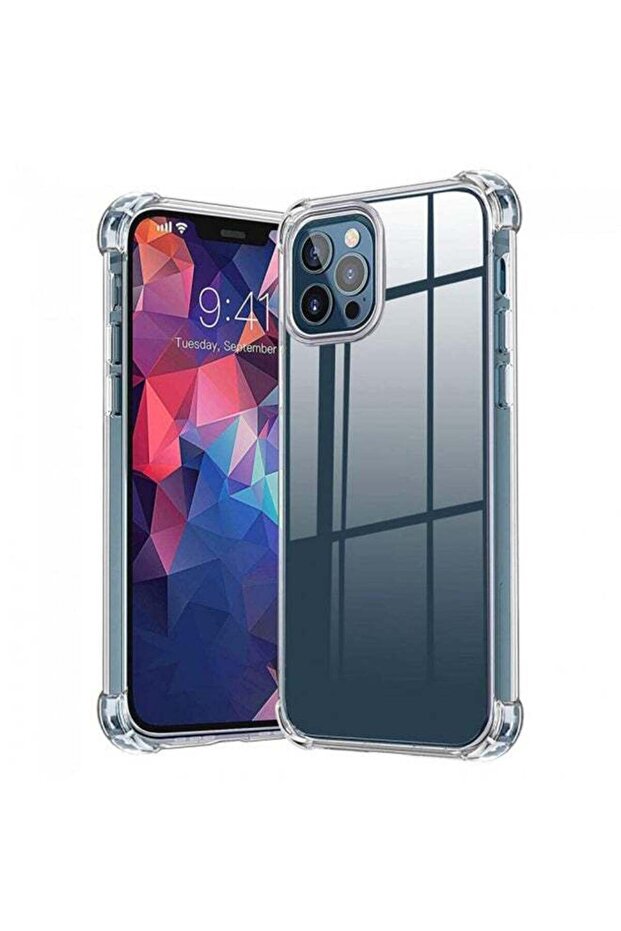 غطاء حماية Gorilla Raised Bumpers TPU لهاتف iPhone 13 Pro Max شفاف