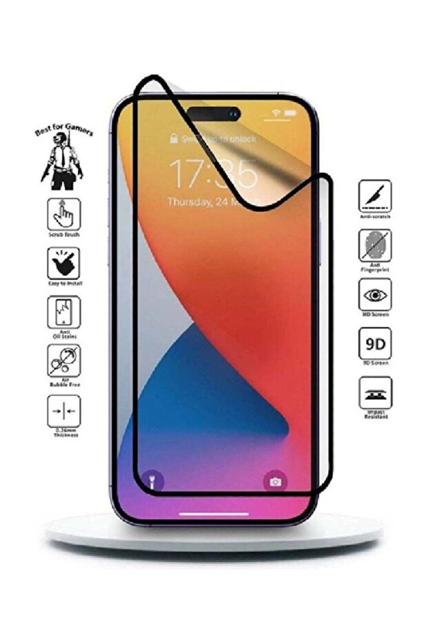 واقي شاشة سيراميك متوافق مع iPhone 16 Pro - 1