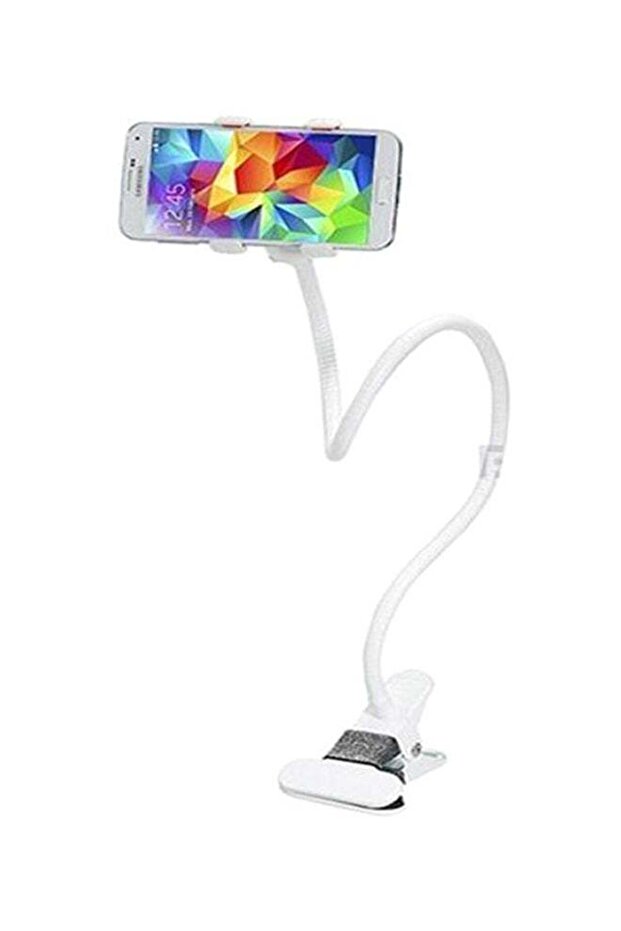 حامل دوار للهاتف المحمول باللون الأبيض - 1