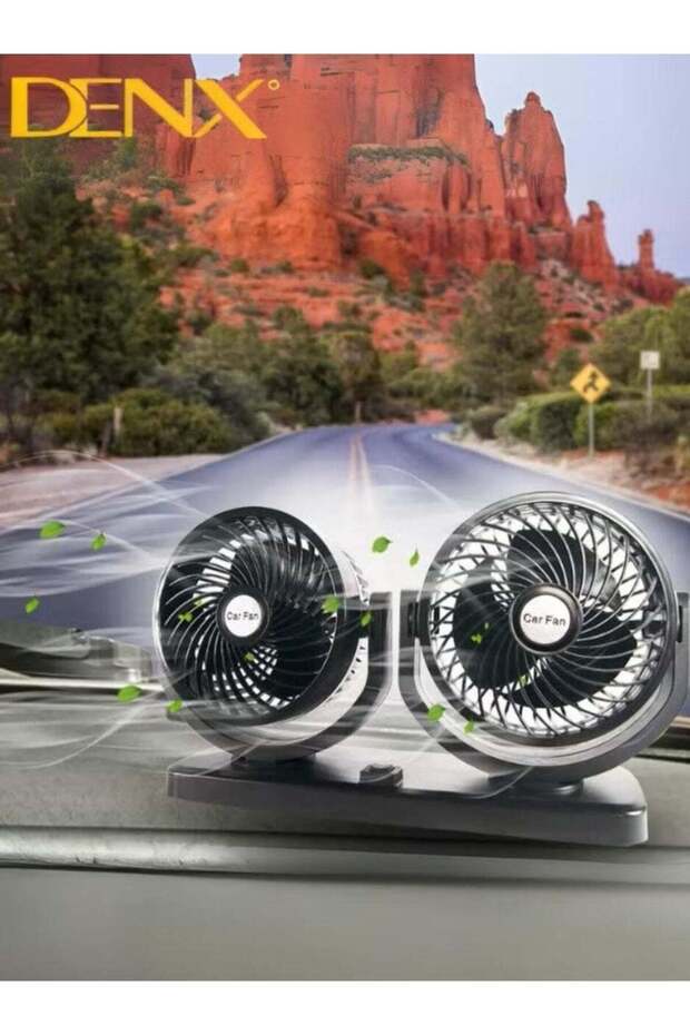 Car Fan With A Strong Performance That Guarantees The Distribution Of Air In Two Directions - 1