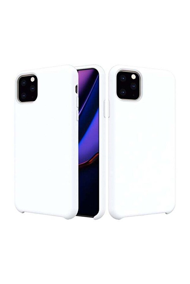 غطاء حماية لهاتف أبل آيفون 11 برو ماكس أبيض - 1