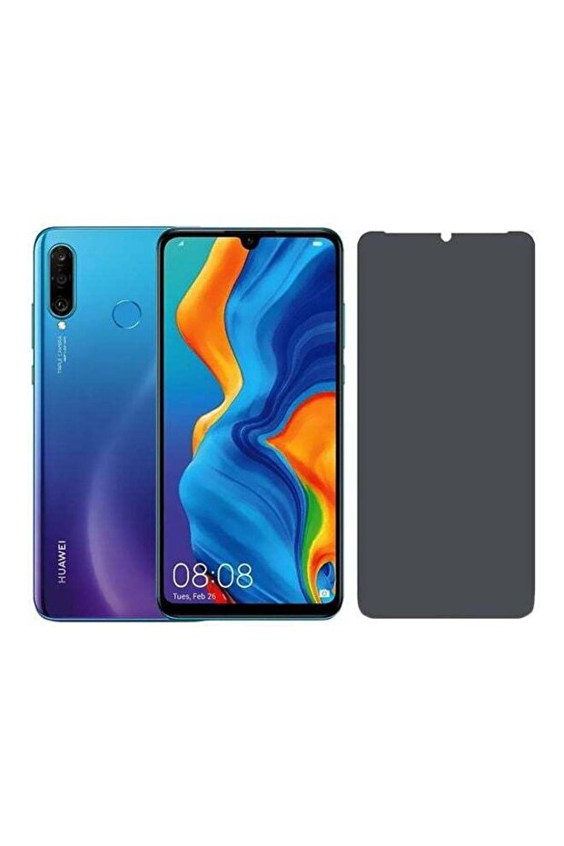واقي شاشة الخصوصية لهاتف هواوي بي 30 لايت أسود - 1