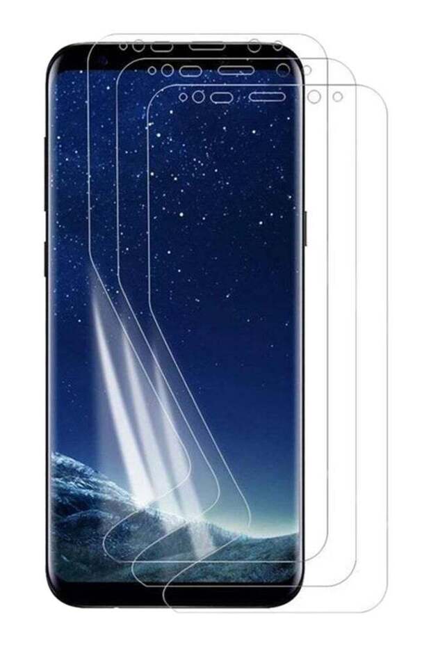 واقي شاشة شفاف لهاتف سامسونج جالاكسي S8 بلس - 1