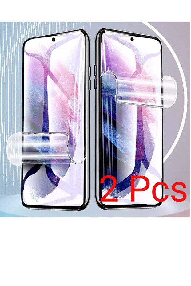 قطعتان من واقي الشاشة الهيدروجيل الشفاف لهاتف Galaxy S23 Plus - 1