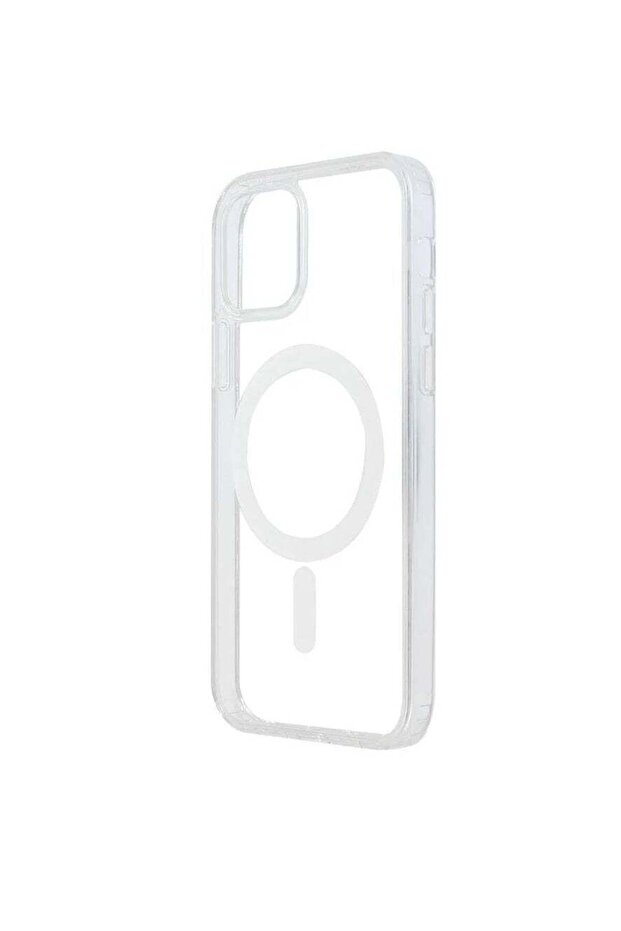 غطاء خلفي شفاف يدعم الشحن اللاسلكي، متوافق مع iPhone 15 Pro Max - 1