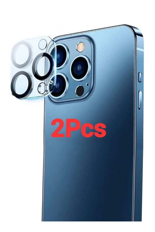واقي كاميرا من قطعتين لهاتف iPhone 15Pro - 1