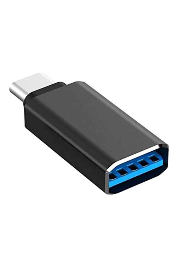 محول USB من النوع C باللون الأسود/الفضي/الأزرق - 1