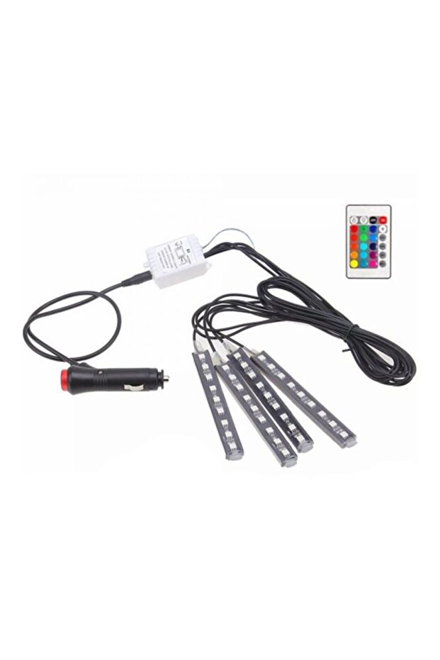 4-In-1 Car Interior Light With Remote - 1