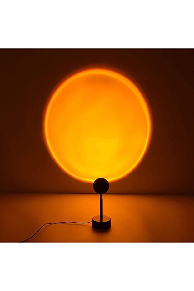 مصباح LED لإسقاط غروب الشمس باللون الأصفر - 1