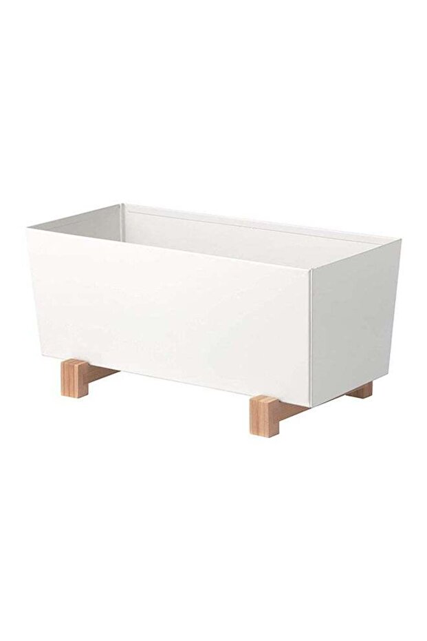 وعاء نبات أبيض - 1