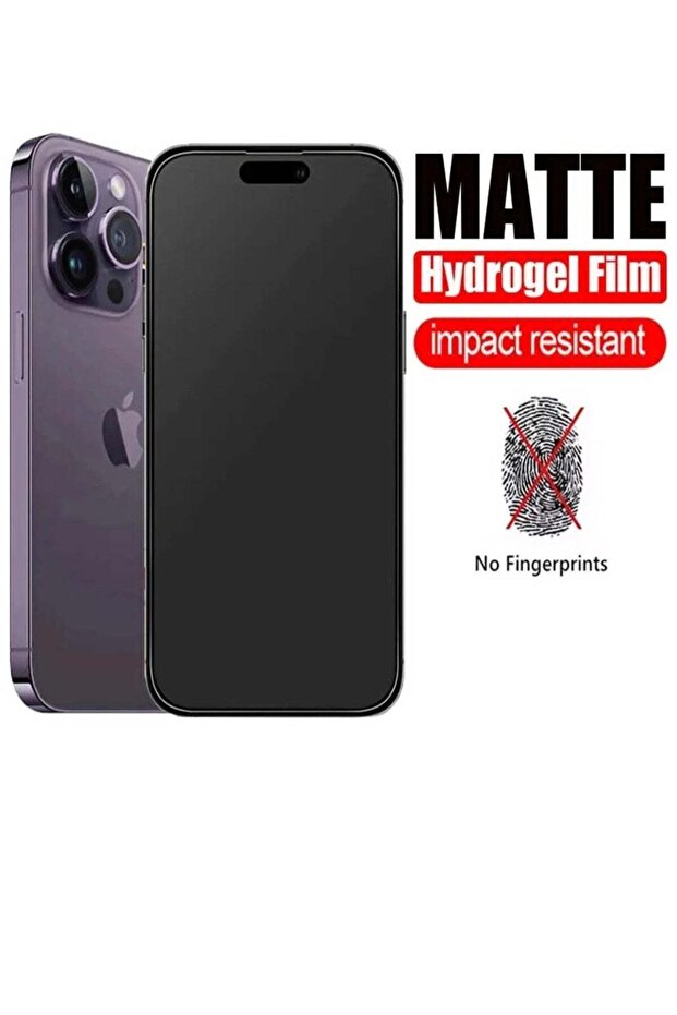 غشاء حماية نانو سيراميك غير لامع لجهاز iPhone 15 Pro