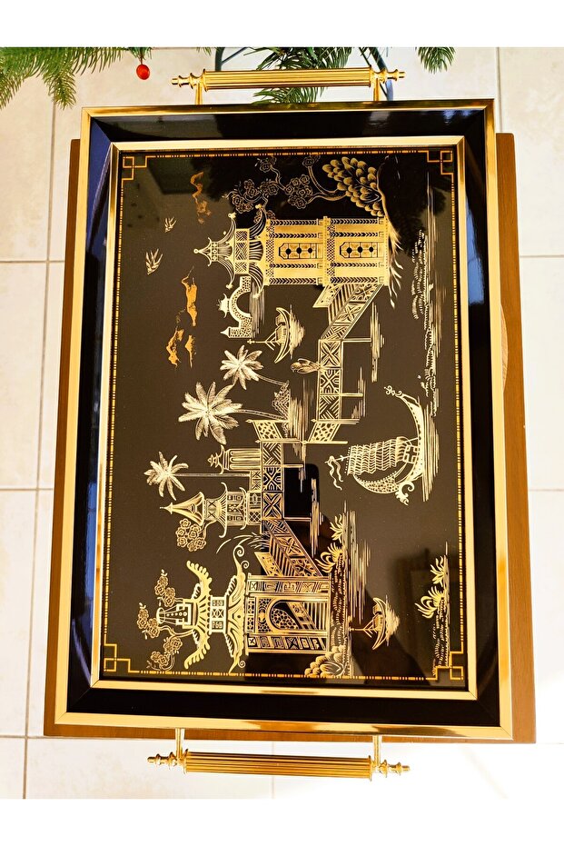 Mauren Tepsi 48 X 29 cm - 1 Adet - 6