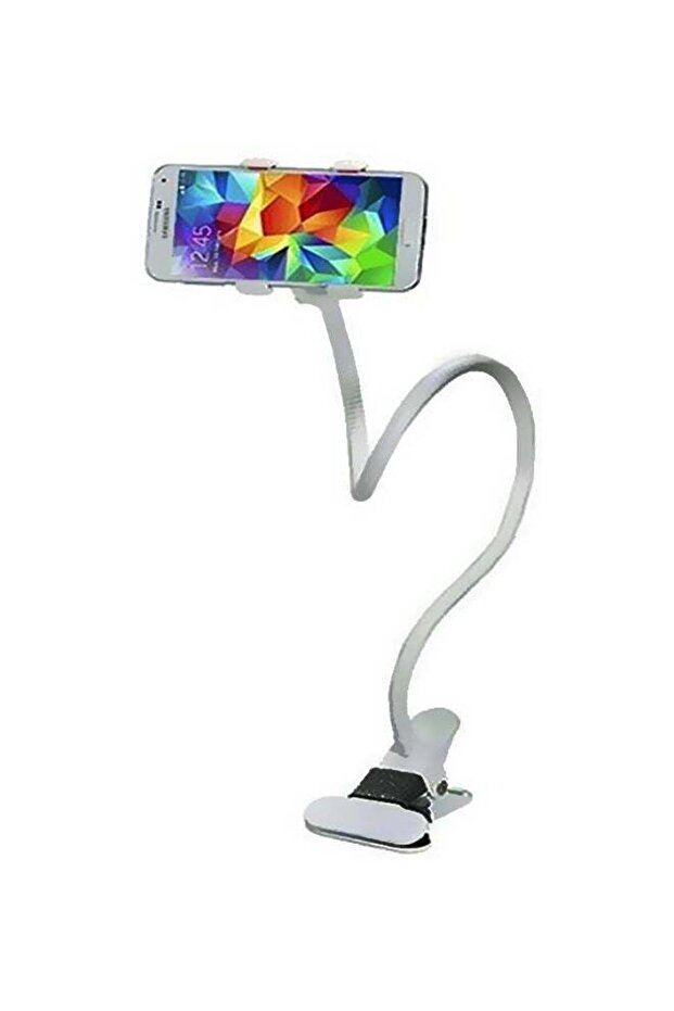 حامل عالمي للهاتف المحمول باللون الأبيض - 1