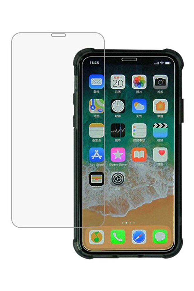 واقي شاشة شفاف لهاتف Apple iPhone X - 1