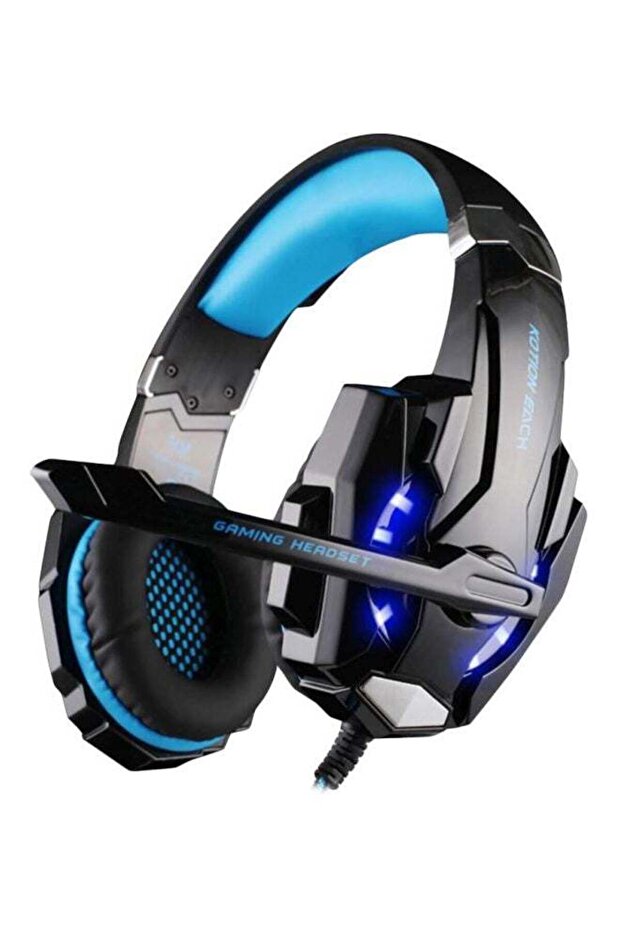 سماعة ألعاب سلكية فوق الأذن مع ميكروفون - 1