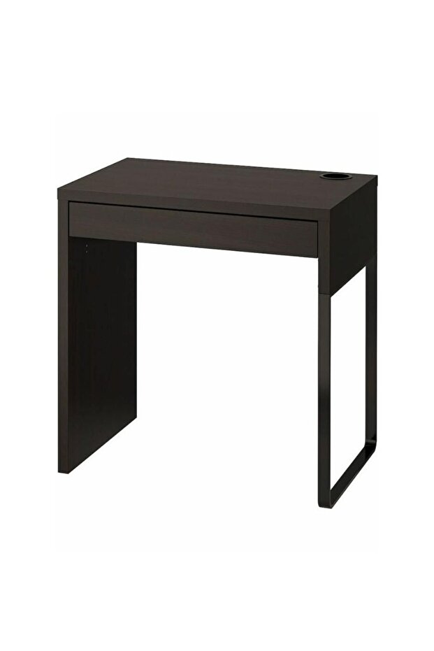 مكتب عمل، أسود، 73x50x75 سم - 1