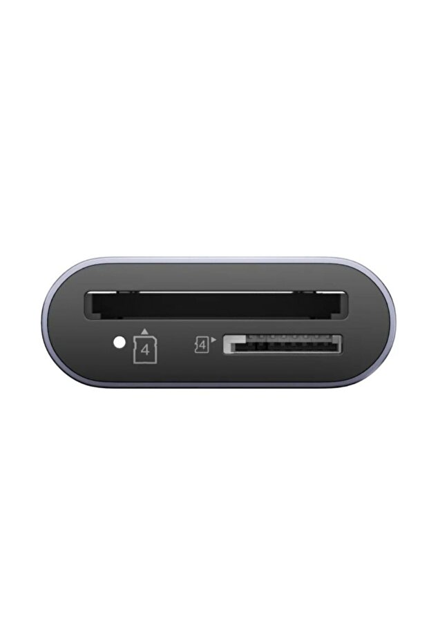 2-in-1 USB-C/A SD4.0 Card Reader – 5Gbps High-Speed, Space Grey | R1018E - 2