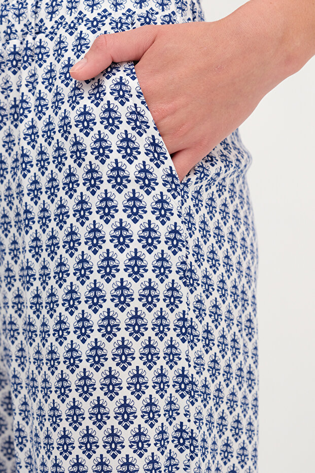 Patterned Trousers Pn17458 - 3