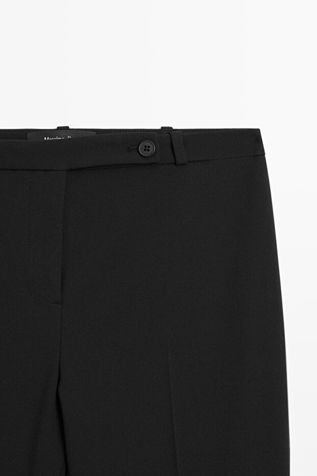 Elastik paçalı %100 pamuklu pantolon - 6