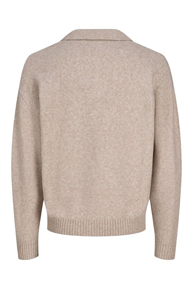 Strickpullover Einfarbig Strickpullover - 3