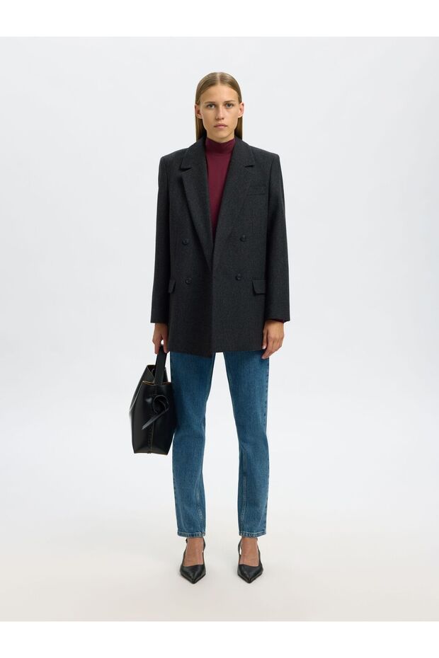 Oberteil mit langen Ärmeln Basic High Neck - 6