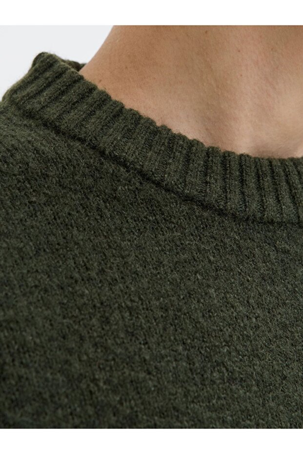 Strickpullover Einfarbig Strickpullover - 5