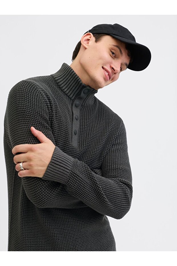 Strickpullover Einfarbig Strickpullover - 7