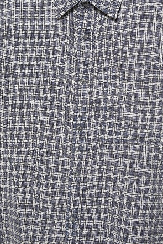 Ekose desenli mavi gömlek - 7