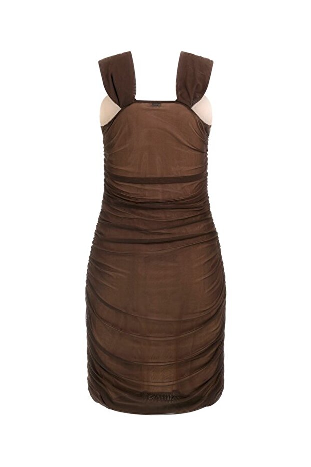 Off Shoulder Kadın Elbise - 2