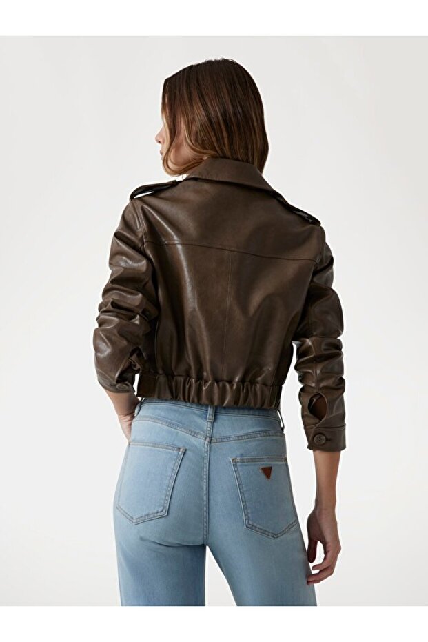 Dora Kadın Biker Ceket - 3