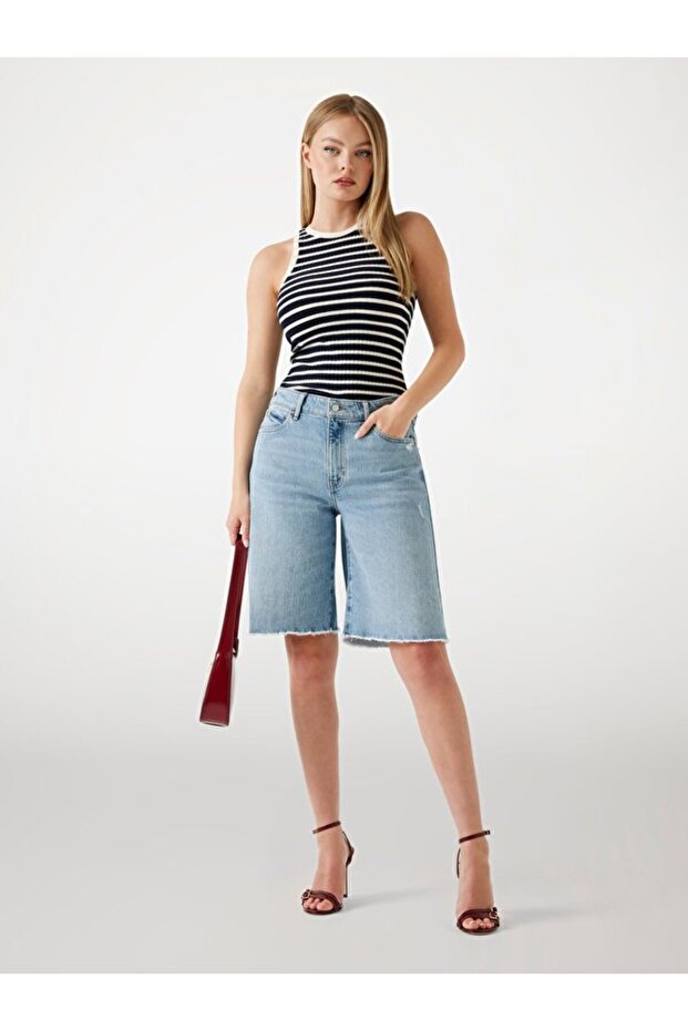 Kai Kadın Regular Fit Şort - 2