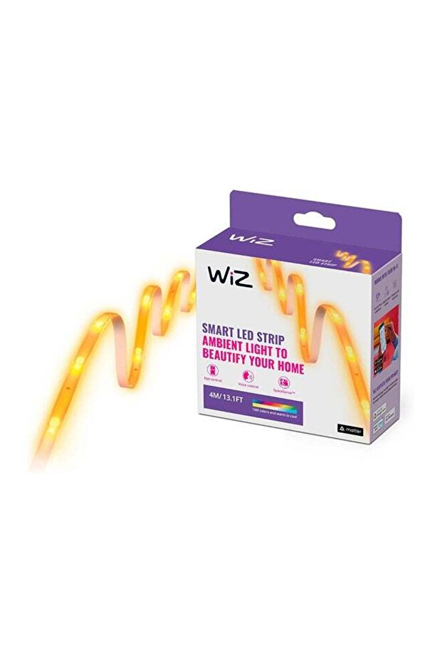 Smart LED RGBW Strip Light 4M, WiFi & Bluetooth, Bright, Alexa & Google, Type G Plug