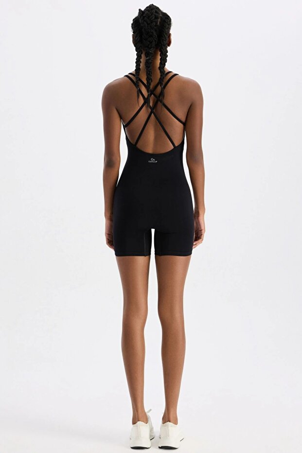 Şort Tulum Siyah - 3