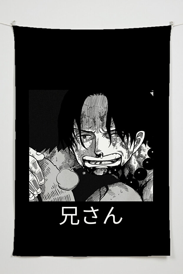 One Piece Dikey Duvar Örtüsü – Anime Temalı Kaliteli Kumaş, Oda Dekoru Tapestry Duvar Halısı - 1