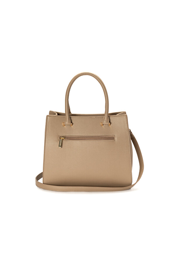 Textured Top Handle Bag - 2