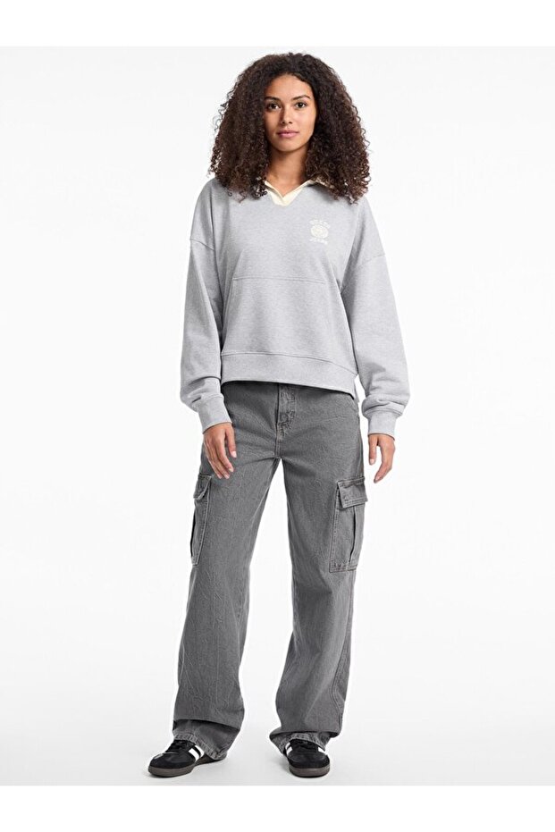 Jeans Kadın Sweatshirt - 2
