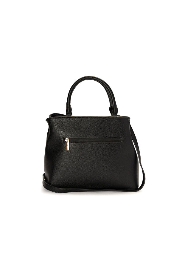 Textured Top Handle Bag - 2