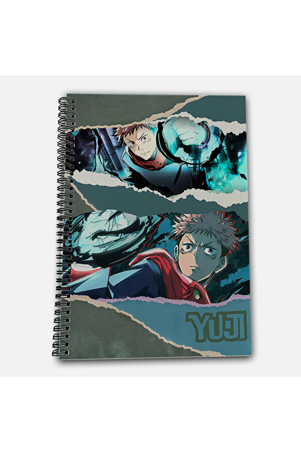 Jujutsu Kaisen Itadori Yuji Unlined A4 School Notebook 72 Sheets Model 2 - 2