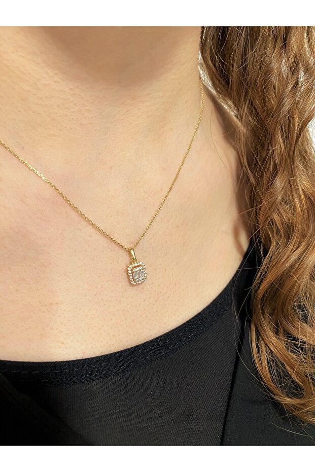 Baget Set 14 Ayar Kolye Küpe - 5