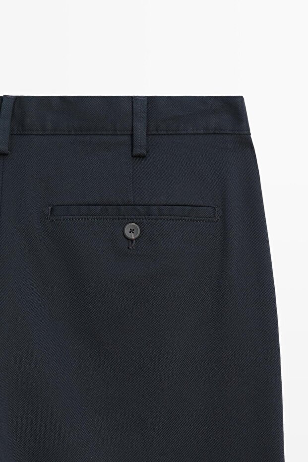 Slim fit structure trousers - 7