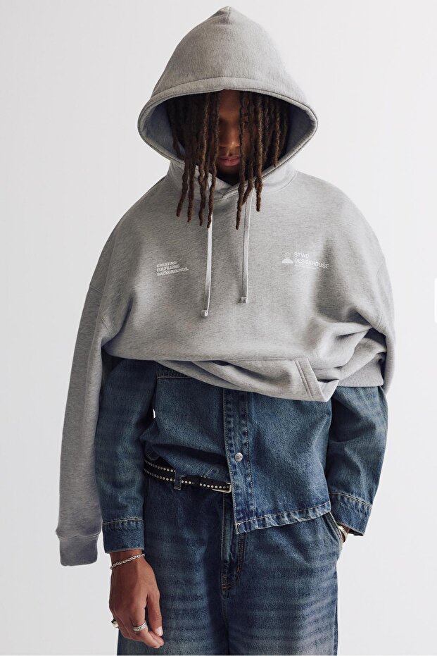 STWD kapüşonlu sweatshirt - 1