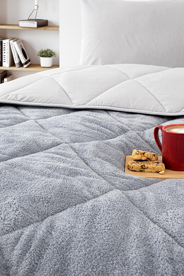 طقم لحاف ويلسوفت فردي - طقم نوم فردي مع ملاءة مرنة وغطاء وسادة - 5