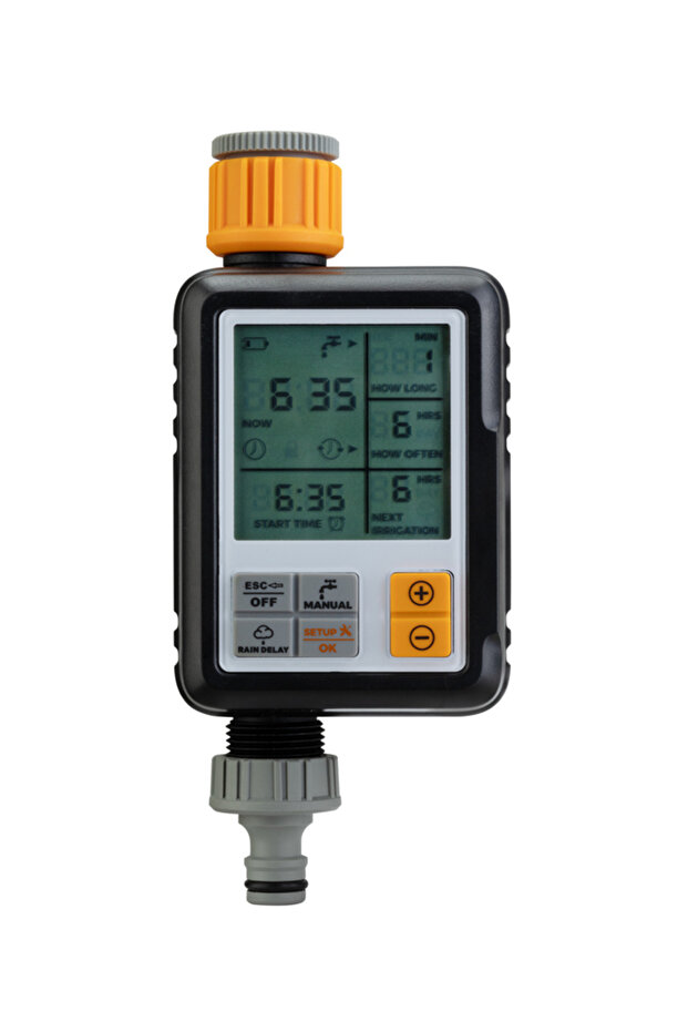 مؤقت الري التلقائي - جهاز تحكم رشاشات الحديقة المقاوم للماء والقابل للبرمجة - 3