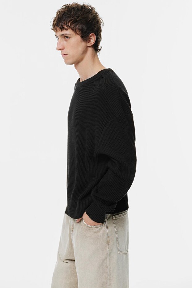 Fitilli örgü kazak - 3