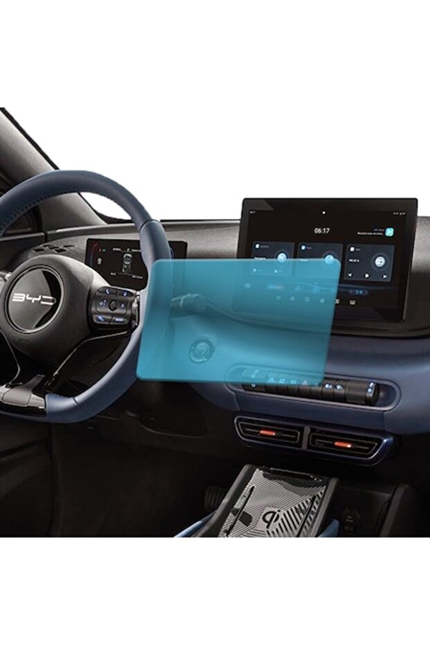 Navigation Screen Protection from Regenerative Hydrogel for BYD Dolphin Mini (EA1) - Complete Protec - 1