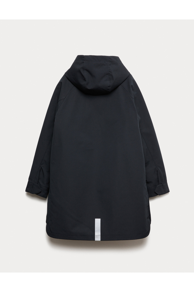 Kapüşonlu Çocuk Parka - 5