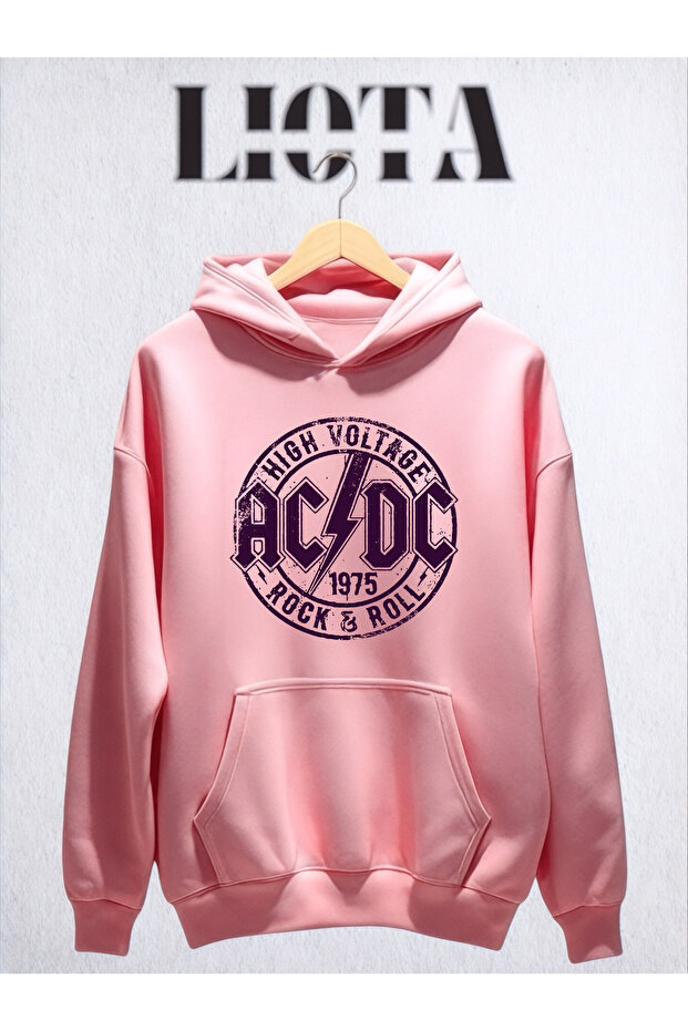 سويت شيرت قطني مطبوع بثلاث خيوط من ACDC