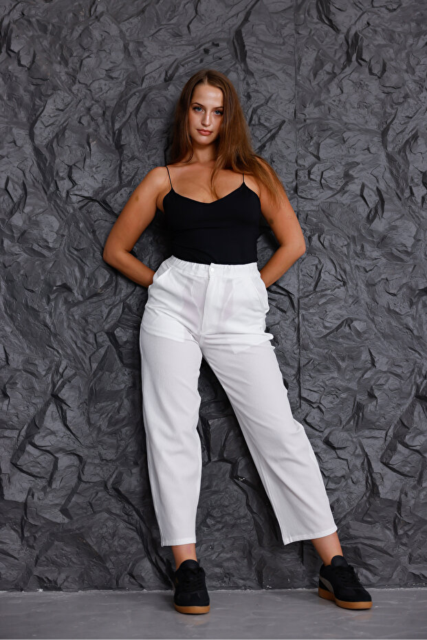 Pi̇li̇li̇ Baggy Jogger Uni̇sex Pantolon - 1