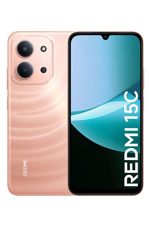 Redmi 15C ثنائي الشريحة لون برتقالي شفقي 8 جيجابايت رام 256 جيجابايت 4G - النسخة العالمية